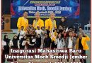 Inagurasi Meriah, Universitas Moch. Sroedji Jember Sajikan Seni Khas Mahasiswa Baru