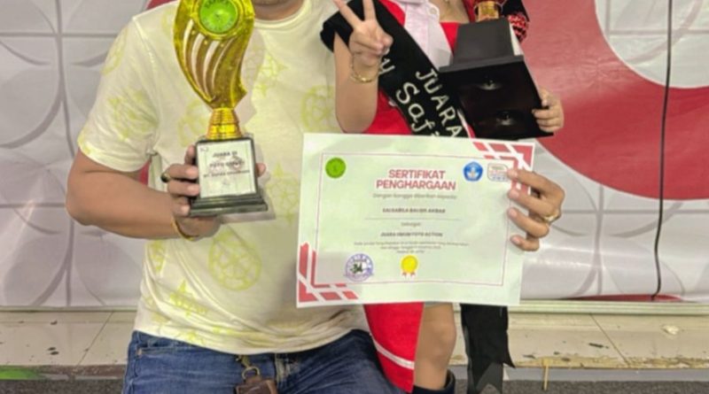 Salsabila Balqis Akbar, Putri Ketua Umum AMI, Raih Juara Umum di Ajang Safira Organizer