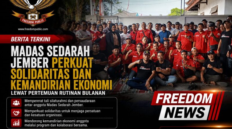 MADAS Sedarah Jember Perkuat Solidaritas dan Kemandirian Ekonomi Lewat Pertemuan Rutin Bulanan