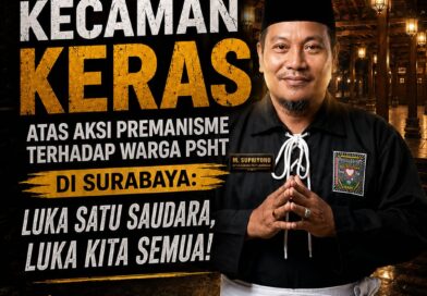 Kecam Aksi Premanisme di Surabaya, PSHT: Luka Satu Saudara adalah Luka Kami Semua